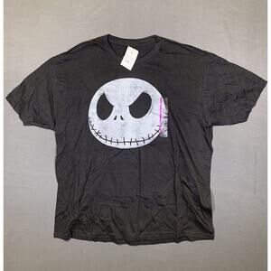Nightmare Before Christmas Tim B Jack Skellington Black T-Shirt Disney 2XL NWT